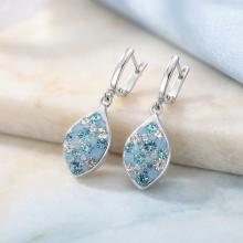 Сребърни обеци Calista Deep Blue Сребърни обеци Calista Deep Blue