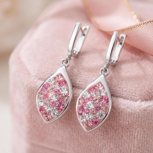 Сребърни обеци Calista Rose Shade