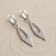Сребърни обеци Velina Crystal Сребърни обеци Velina Crystal