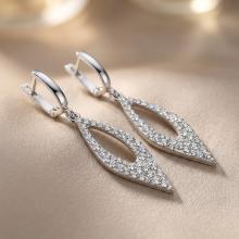 Сребърни обеци Velina Crystal Сребърни обеци Velina Crystal