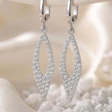 Сребърни обеци Velina Crystal Сребърни обеци Velina Crystal