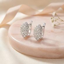 Сребърни обеци Elara Crystal Сребърни обеци Elara Crystal