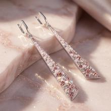 Сребърни обеци Scarlett с кристали от Sw® Marilyn Сребърни обеци Scarlett с кристали от Sw® Marilyn
