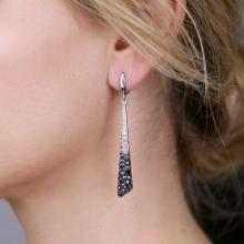 Сребърни обеци Scarlett с кристали от Sw® Corsette