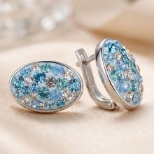 Сребърни обеци Liviana Deep Blue Сребърни обеци Liviana Deep Blue
