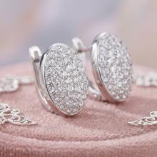 Сребърни обеци Liviana Crystal Сребърни обеци Liviana Crystal