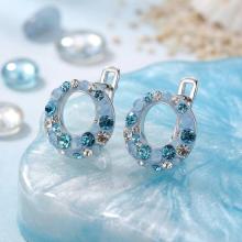 Сребърни обеци Azzurra Deep Blue Сребърни обеци Azzurra Deep Blue