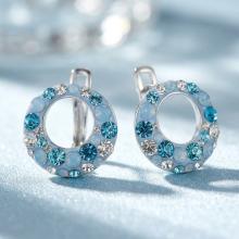 Сребърни обеци Azzurra Deep Blue Сребърни обеци Azzurra Deep Blue