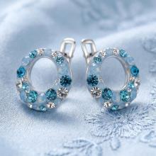 Сребърни обеци Azzurra Deep Blue Сребърни обеци Azzurra Deep Blue
