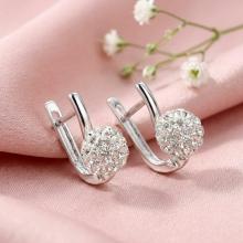 Сребърни обеци Celine с кристали от Sw® Crystal Сребърни обеци Celine с кристали от Sw® Crystal