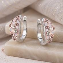Сребърни обеци Angelina с кристали от Sw® Marilyn Сребърни обеци Angelina с кристали от Sw® Marilyn