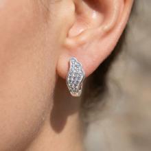 Сребърни обеци Angelina с кристали от Sw® Crystal