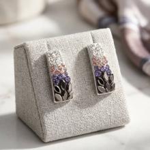 Сребърни обеци Ariana с кристали от Sw® Corsette