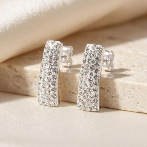 Сребърни обеци Ariana с кристали от Sw® Crystal