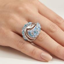 Сребърен пръстен Virelle Deep Blue Сребърен пръстен Virelle Deep Blue
