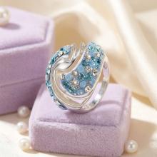 Сребърен пръстен Virelle Deep Blue Сребърен пръстен Virelle Deep Blue