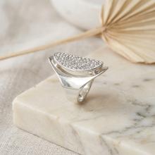 Сребърен пръстен с кристали от Sw® Elliana Crystal Сребърен пръстен с кристали от Sw® Elliana Crystal