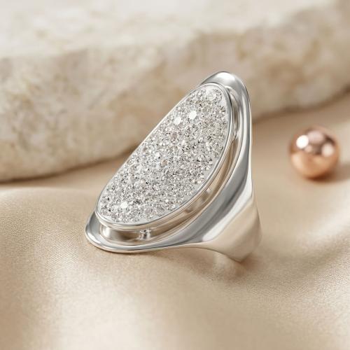 Сребърен пръстен с кристали от Sw®  Elliana Crystal