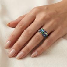 Сребърен Пръстен С Кристали От Sw® SP650 Multicolor