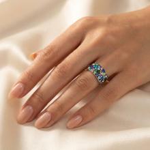 Сребърен Пръстен С Кристали От Sw® SP650 Multicolor