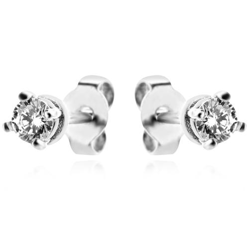 Сребърни обеци Glow