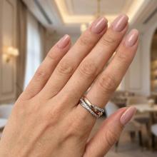 Сребърен пръстен Golden Elegance Сребърен пръстен Golden Elegance