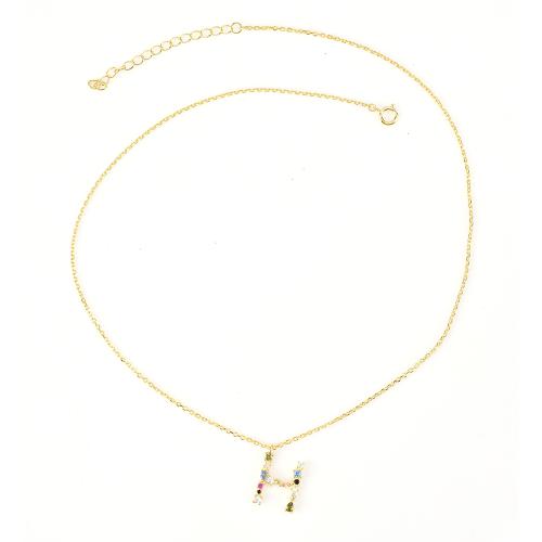 Колие с буква H