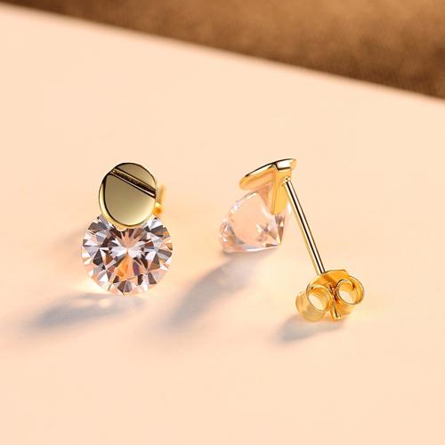 Сребърни обеци Кристал