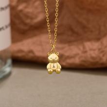 Сребърно колие Cute Bear