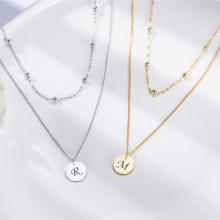 Сребърно колие Double Choker