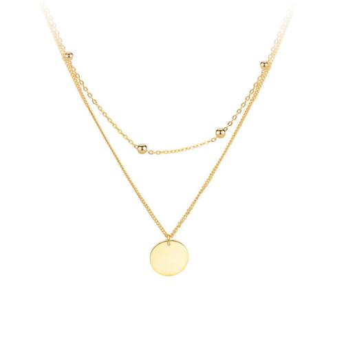 Сребърно колие Double Choker