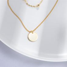 Сребърно колие Double Choker