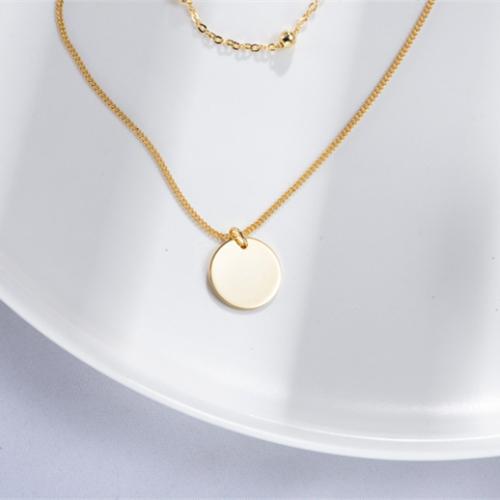 Сребърно колие Double Choker