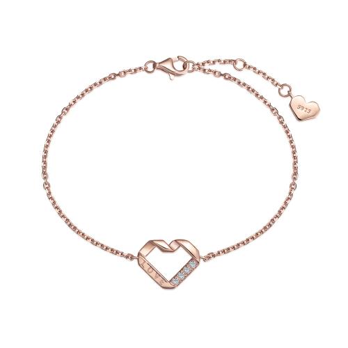 Сребърна гривна Каролин