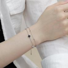Сребърна гривна One Cleef