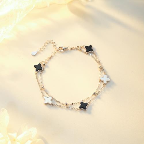 Сребърна гривна One Cleef