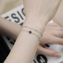 Сребърна гривна One Cleef