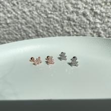 Сребърни обеци Cute Bear