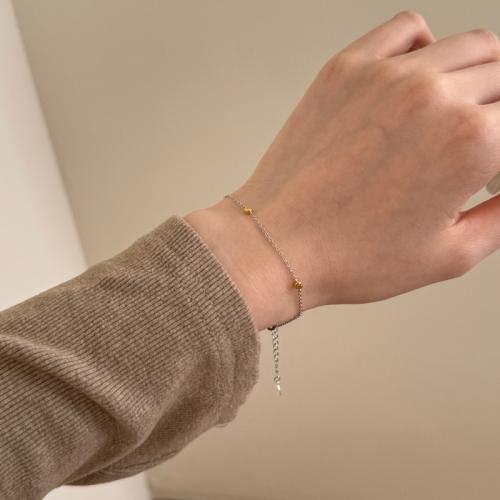 Сребърна гривна Mini Hearts