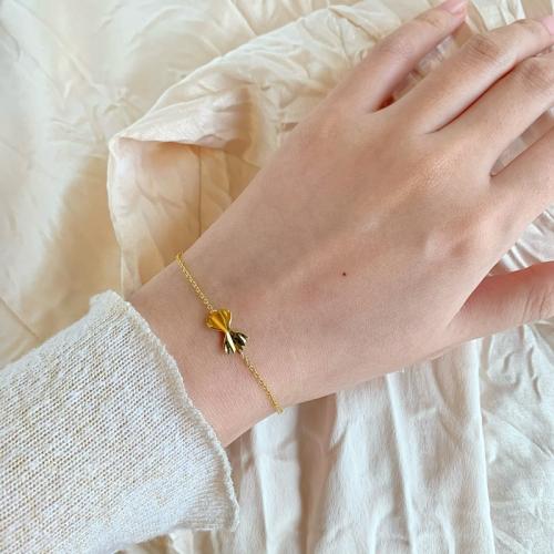 Сребърна гривна Farfalle