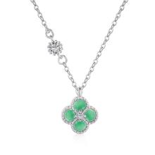 Сребърно колие One Cleef
