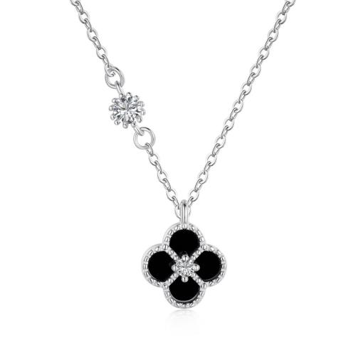 Сребърно колие One Cleef 