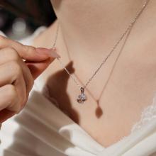 Сребърно колие Gift Heart