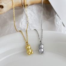 Сребърно колие Cute Bear