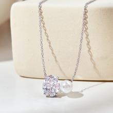 Сребърно колие Anabel