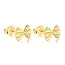 Сребърни обеци Farfalle