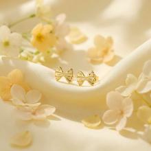 Сребърни обеци Farfalle