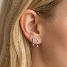 Сребърни обеци Препинателни знаци