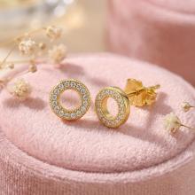 Сребърни обеци Ring