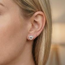 Сребърни обеци Dita